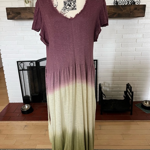 Indigo Threads color nock maxi duster dress - Picture 3 of 8
